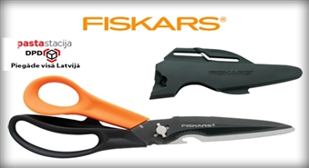 Vairāk nekā šķēres! Multifunkcionālās FISKARS Cuts+More™ Scissors (9")’ šķēres – 39%