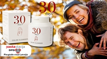 Tīram organismam, slaidam augumam un labai pašsajūtai! 30days Colon Cleanser: inovatīvs zarnu trakta attīrīšanas līdzeklis (Norvēģija) -48%