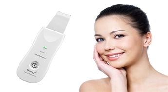 Veselīga un gluda āda – gluži kā pēc salona apmeklējuma! Profesionālā ultraskaņas mikrodermabrāzijas ierīce Derma F -60%