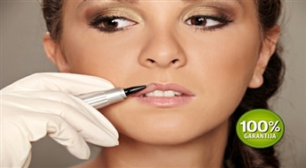 Izteiksmīgām sejas līnijām! Kvalitatīvs permanentais make-up salonā ALISA līdz -50%