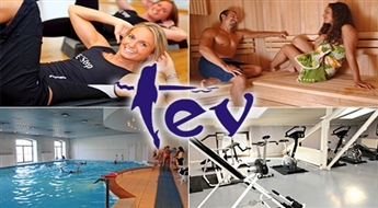 Sporta centrs TEV: jebkura fitnesa nodarbība + baseina + saunas apmeklējums -68%
