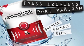 Patīkami brīvdienu rīti bez paģirām! Īpašais dzēriens Rebootizer līdz -75%