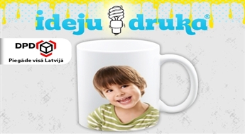 Klasiskā krūzīte ar personalizētu apdruku no IDEJU DRUKAS -50% Mīļa dāvana sev vai citiem!