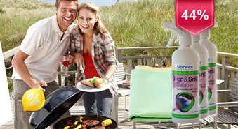 Grilē ar baudu! Norwex līdzeklis grila un cepeškrāsns tīrīšanai + mikrošķiedras lupatiņa.