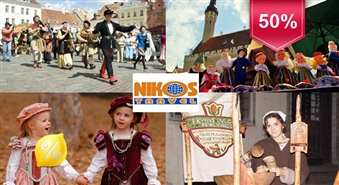 Nikos Travel aicina: Dienas ekskursija uz Viduslaiku svētkiem Tallinā.