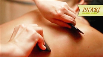 Один сеанс Gua-Sha массажа спины, со скидкой 50%! Восполни в себе силу и энергию!