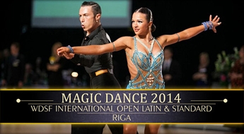 Biļete uz pasaules mēroga sporta deju festivālu «MAGIC DANCE 2014»!