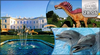 BALTIA TOUR: 28.06.2014. Garantēts brauciens uz KLAIPĒDAS delfināriju + apskates ekskursija Palangā + dinozauru parka apmeklējums!