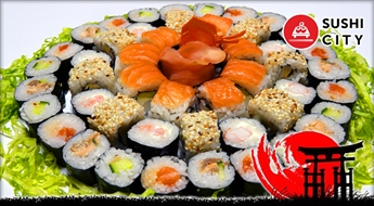 Особое предложение ценителям суши - большой комплект суши (48 шт.) от SUSHICITY на 50% дешевле!