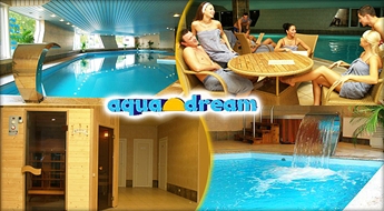 SPA centrs „AQUADREAM”: apmeklējums ar atlaidi 54%! Atpūties no smagām darba dienām!