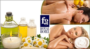FG Royal Hotel SPA предлагает: меридианный или холистический массаж, аюрведический массаж или Азиатский релаксирующий массаж со скидкой 77%!