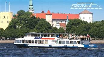 Brauciens uz kuģīša JELGAVA vai HORIZONTS! Apskati Rīgas panorāmu, sagaidi saulrietu uz kuģīša vai dodies pastaigā uz Rīgas līča pusi!