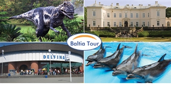 BALTIA TOUR: 23.08., 30.08.2014. 2-dienu  brauciens uz KLAIPĒDAS delfināriju + apskates ekskursija Palangā + dinozauru parka apmeklējums!