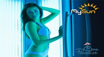 Золотистый загар в студии соляриев MySun 2.89€/до 18 мин.