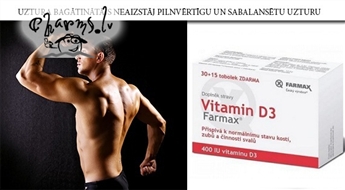 FARMAX: Витамин D - для крепких костей и зубов (45 капсул)