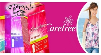 Ежедневные прокладки Carefree (20 или 24 шт.) - свежесть и комфорт на каждый день!