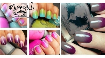 Маникюр ОМБРЕ техника + покрытие GELISH только 10.50€ в салоне Eklektik!