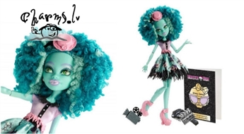 Monster High lelle Honey Swamp Frights, Camera, Action