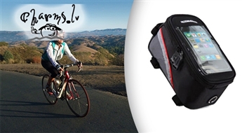 Ūdensdroša velo soma ar viedtālruņa nodalījumu kā arī GPS navigācijai