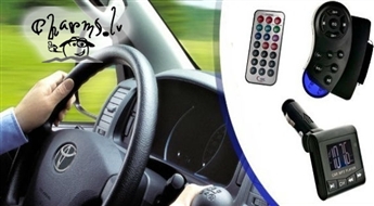 MP3-FM авто декодер / передатчик c USB/SD гнездами