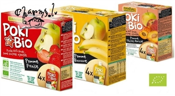 Органический фруктовый десерт-пюре POKI BIO DANIVAL из Франции - вкусно, полезно, удобно. Перекуси где и когда захочешь! (100% фруктов)