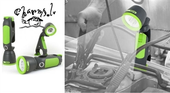 Практичный Светодиодный фонарь с зажимом  3 way Style Electric Torch