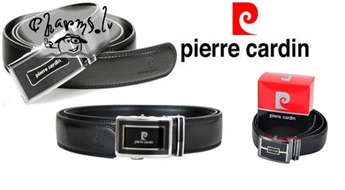 100% кожанные мужские ремни Pierre Cardin