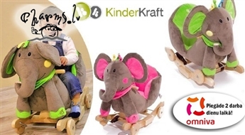 Отличная альтернатива классической лошадки! Kinder Kraft слоник -качалка