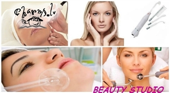 Sejas masāža ar Darsonval aparātu +pīlings + serums+sejas maska