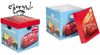 Складная коробка из картона Disney Cars для хранения игрушек