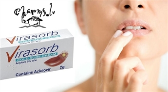 Virasorb 5% krēms pret herpes infekciju jeb aukstumpumpām