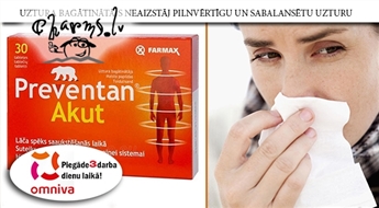 FARMAX: Preventan® Akut - ātra un efektīva aizsardzība gripas un saaukstēšanās periodā