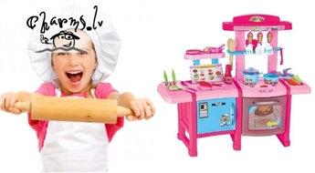 Pink Интерактивная кухня со звуками