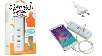 Universāla uzlādes iekārta ar 4 USB portiem