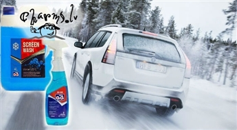 Spēcīgas iedarbības līdzekļi auto vējstiklu tīrīšanai ziemā