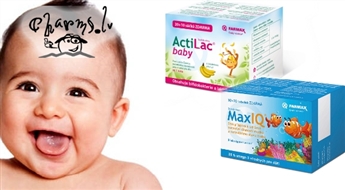 FARMAX:Детские витамины по великолепным ценам! ActiLac Baby и MaxIQ
