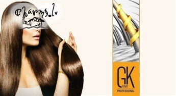 Лечебное выпрямление волос кератином GKhair Juvexin