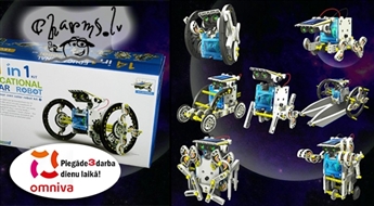 Solar Robot Kit 14in1 конструктор - трансформер на солнечных батереях