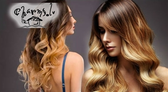 Ombre, vai matu brondēšana + laminēšana + veidošana salonā Eklektik