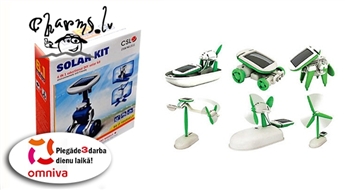 Solar Robot Kit 6in1 конструктор - трансформер на солнечных батереях