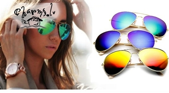 Поляризованные солнечные очки-авиаторы разных цветов