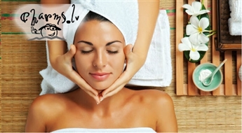 Relaksējošā kokosriekstu un smiltsērkšķu eļļu masāža, ietīšana un aromterapija sejai