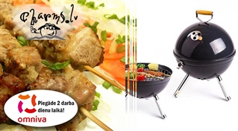Portable Grill Saliekams, pārnēsājams grils