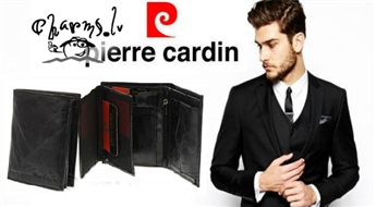 Мужские кошельки из натуральной кожи Pierre Cardin