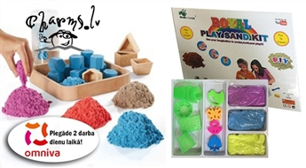 Кинетический песок D.I.Y + фигурки 600 g!