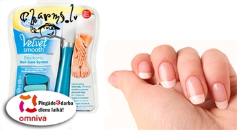 Электрическая пилка для ногтей Scholl Velvet smooth со сменными насадками