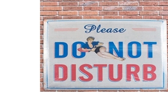 Металлический Знак Do Not Disturb 30 x 40 см -67%