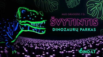 Фестиваль сияющих динозавров в Литве