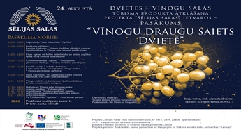 Vīnogu draugu saiets Dvietē un mājas absints