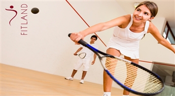 Jelgavas sporta klubs FITLAND: 1 h skvoša spēle diviem + 1 h atpūta SPA zonā